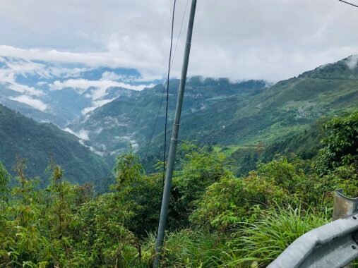 Somewhere in the Gangtok, Sikkim - Mountain View